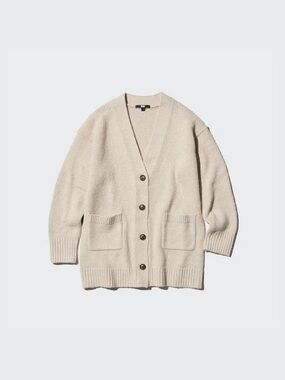 Cozy Cream Uniqlo Button-Front Cardigan
